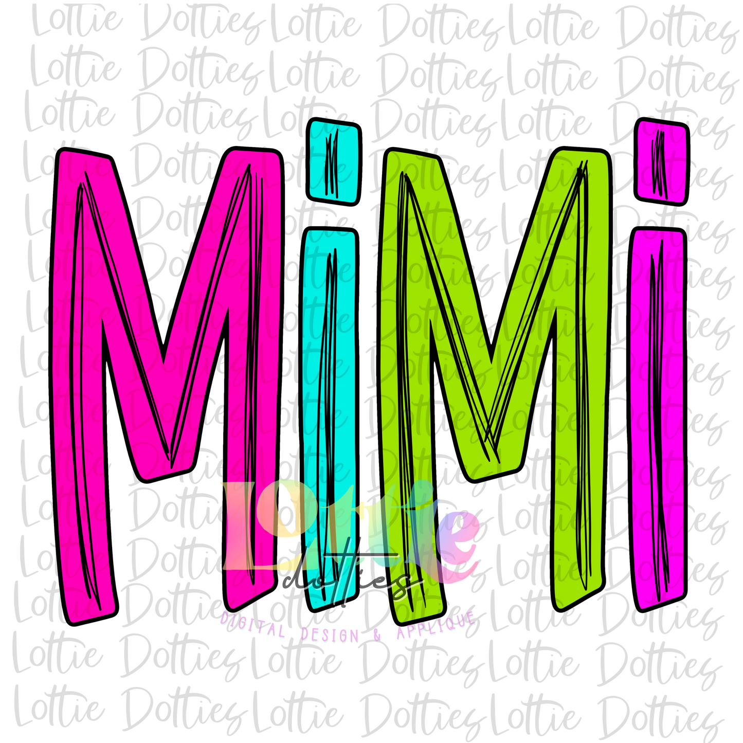 Mimi Png - Sublimation File - Instant Download - Digital Download - Mother's Day Design