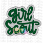 Girl Scout PNG - Girl Scout Sublimation - Digital Download