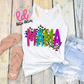 Mama Png - Sublimation File - Instant Download - Digital Download - Neon Leo
