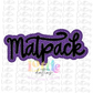 MatPack PNG - MatPack Sublimation - Digital Download - Purple and Black