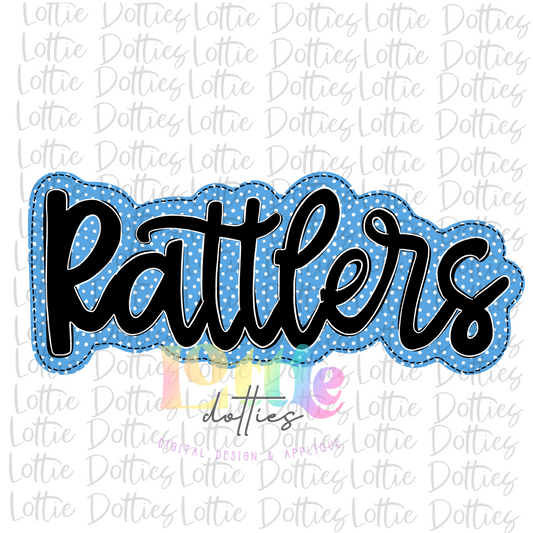 Rattlers PNG - Rattlers Sublimation - Digital Download - Blue and Black