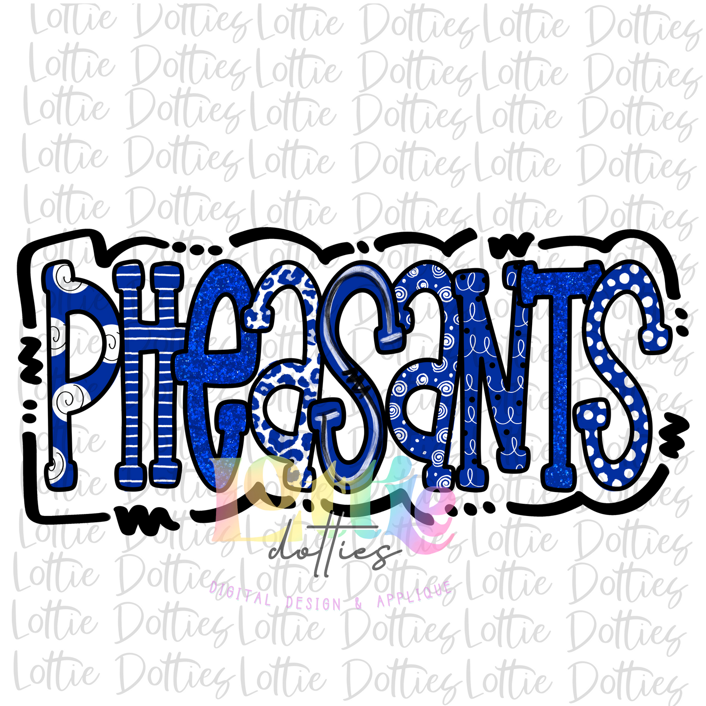 Pheasants PNG - Pheasants Sublimation - Digital Download - Blue and White