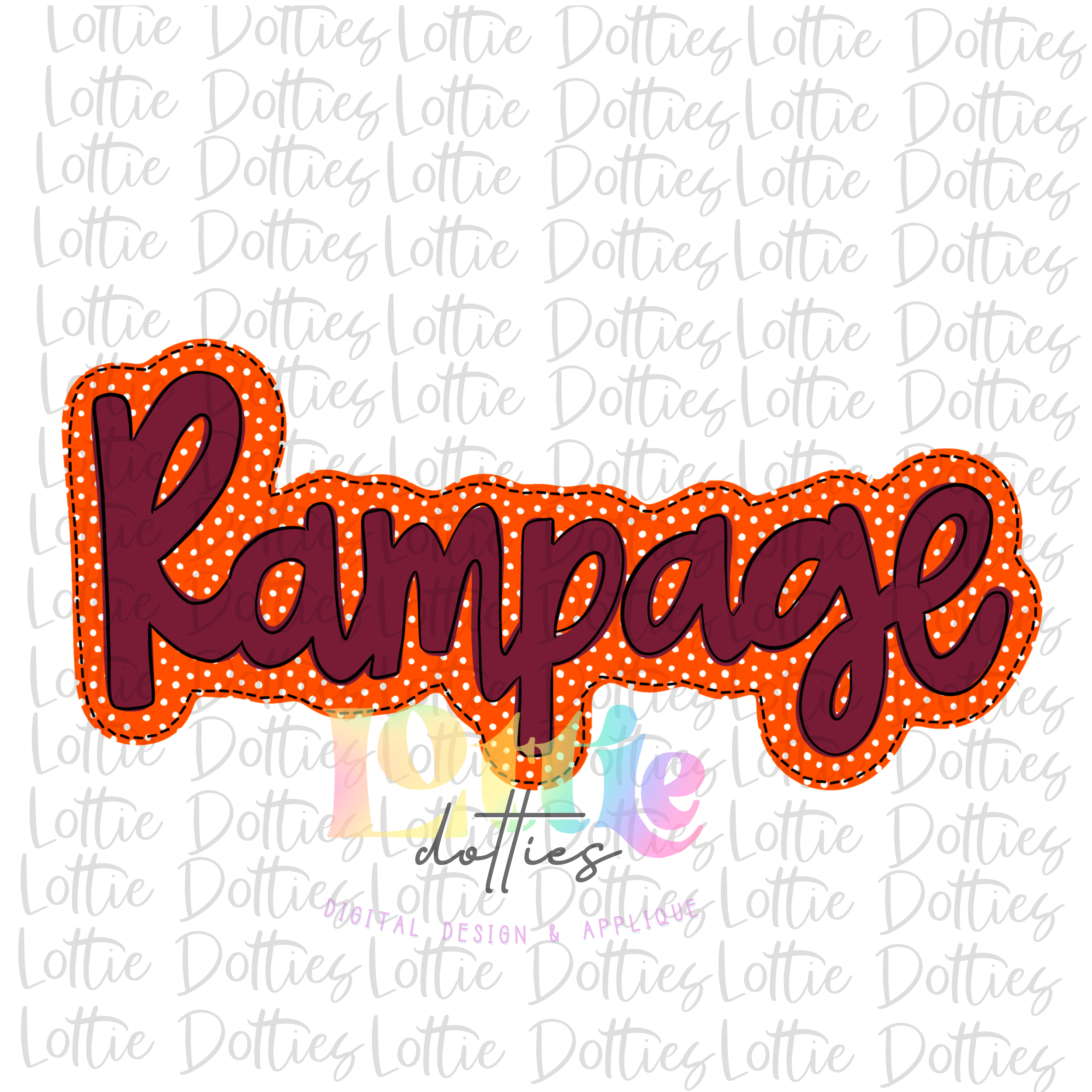 Rampage PNG - Rampage Sublimation - Digital Download - Maroon and Oran ...