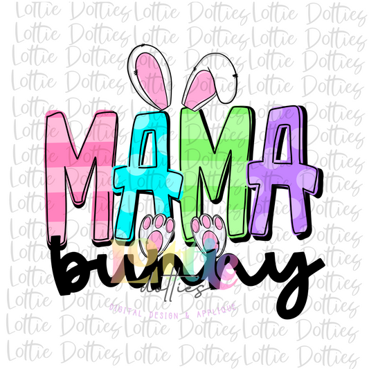 Mama Bunny Png - Easter  Sublimation File - Instant Download - Digital Download