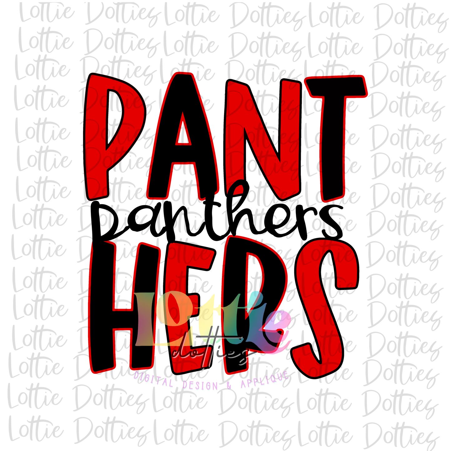 Panthers  PNG - Panthers Sublimation  - Digital Download - Red and Black