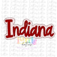 Indiana PNG -  Indiana sublimation design - Digital Download