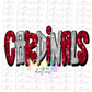 Cardinals PNG - Cardinals Sublimation design - Digital Download - Cardinal and Gray Rhinstones