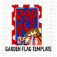 Rebel Flag PNG -Instant Download - Digital Download - Rebels Sublimation Design - Red and Royal