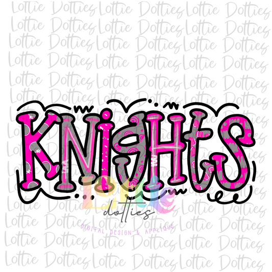 Knights PNG - Knights -  sublimation design - Digital Download -Pink and Gray