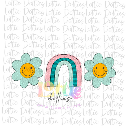 Groovy Trio PNG - Groovy Sublimation - Digital Download