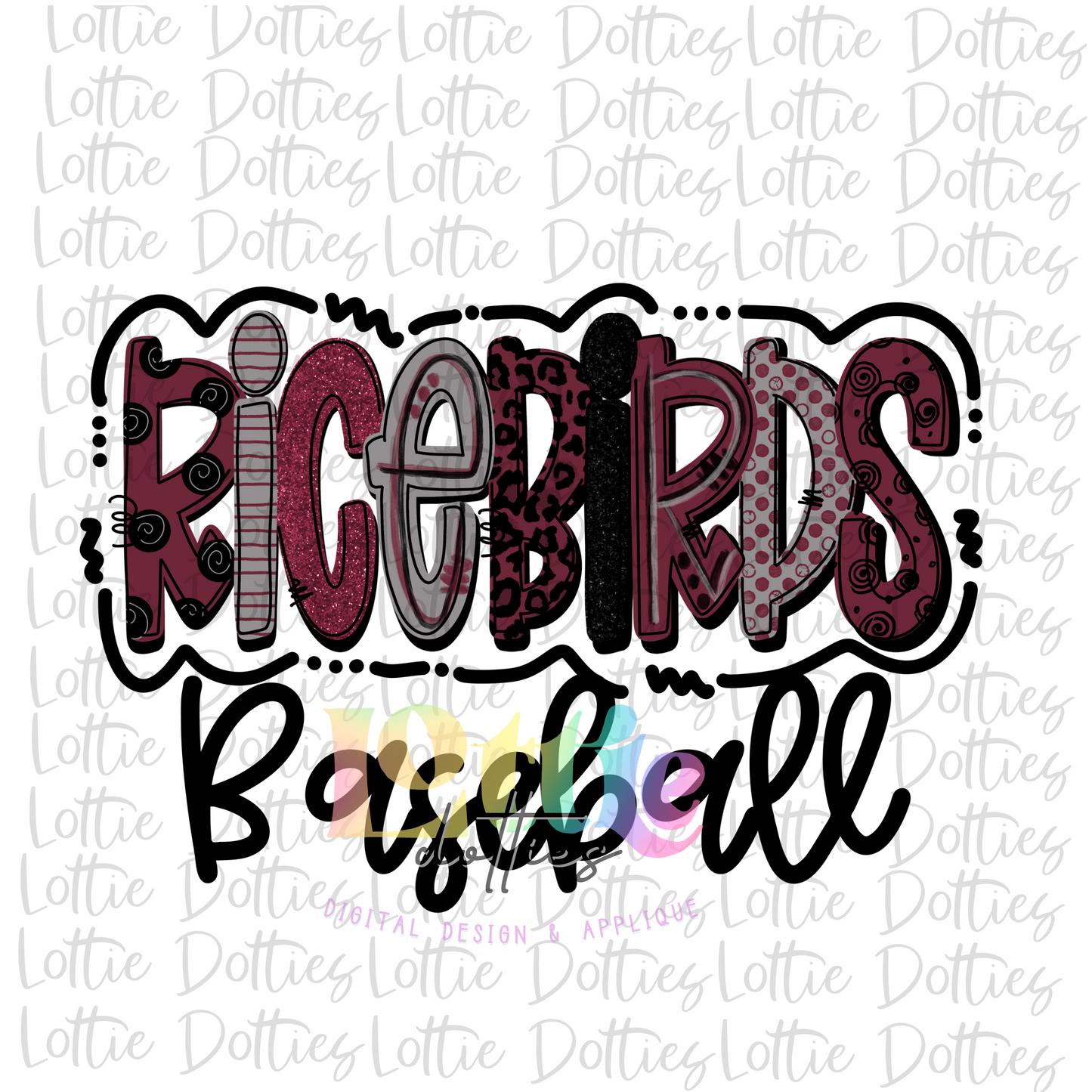 Ricebirds PNG - Ricebirds Sublimation - Mascot team design - Digital Download