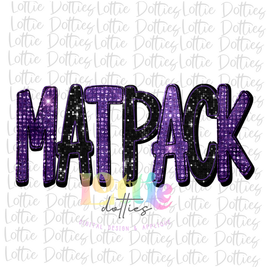 MatPack PNG - MatPack Sublimation - Digital Download - Purple and Black Rhinestone