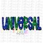 Universal PNG - Universal Sublimation - Digital Download - Royal and Green Rhinestone