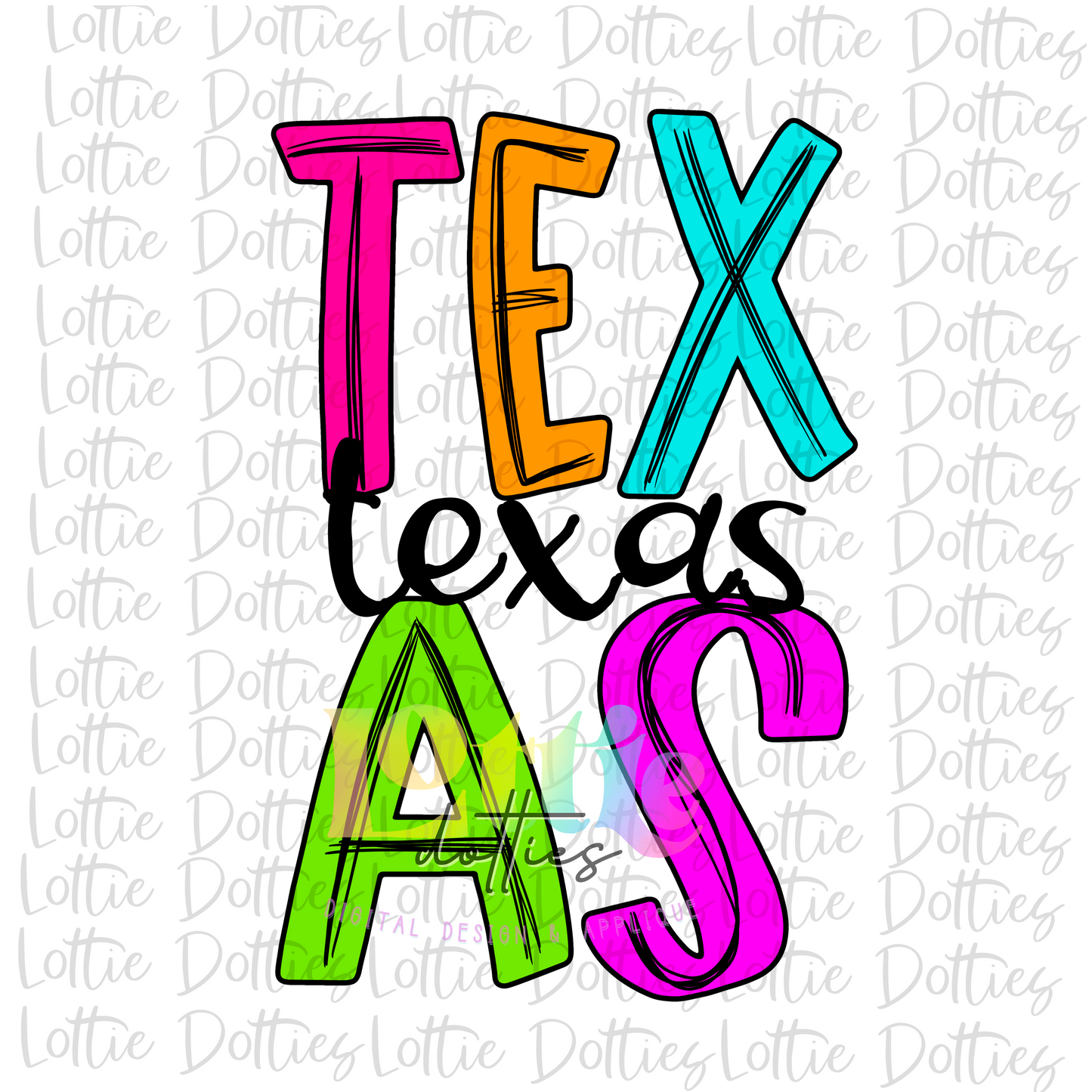 Texas  - PNG - Texas - Sublimation - Digital Download - Neon