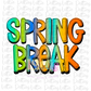Spring Break PNG - Spring Break Sublimation - Digital Download