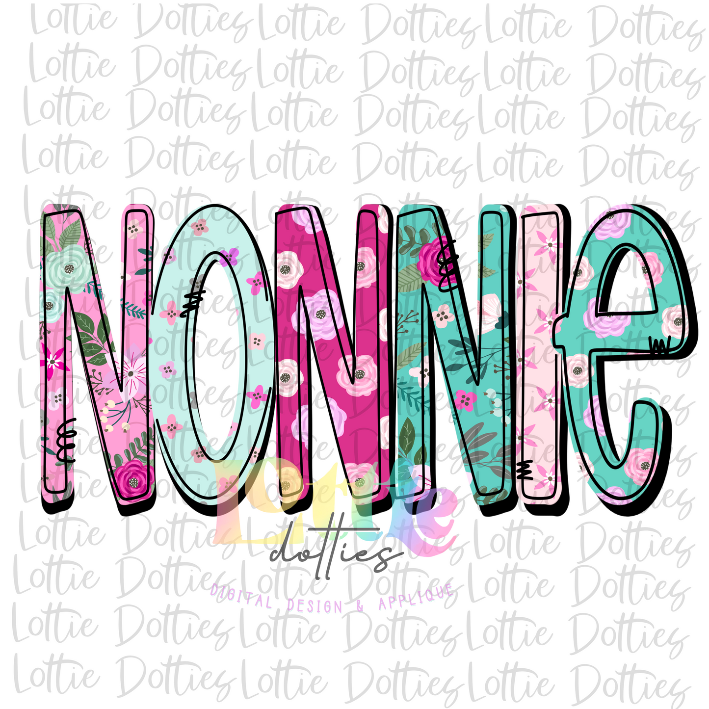 Nonnie Png - Mother’s Day sublimation design - digital download