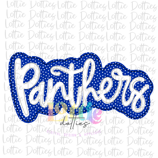Panthers  PNG - Panthers Sublimation  - Digital Download - Royal and White