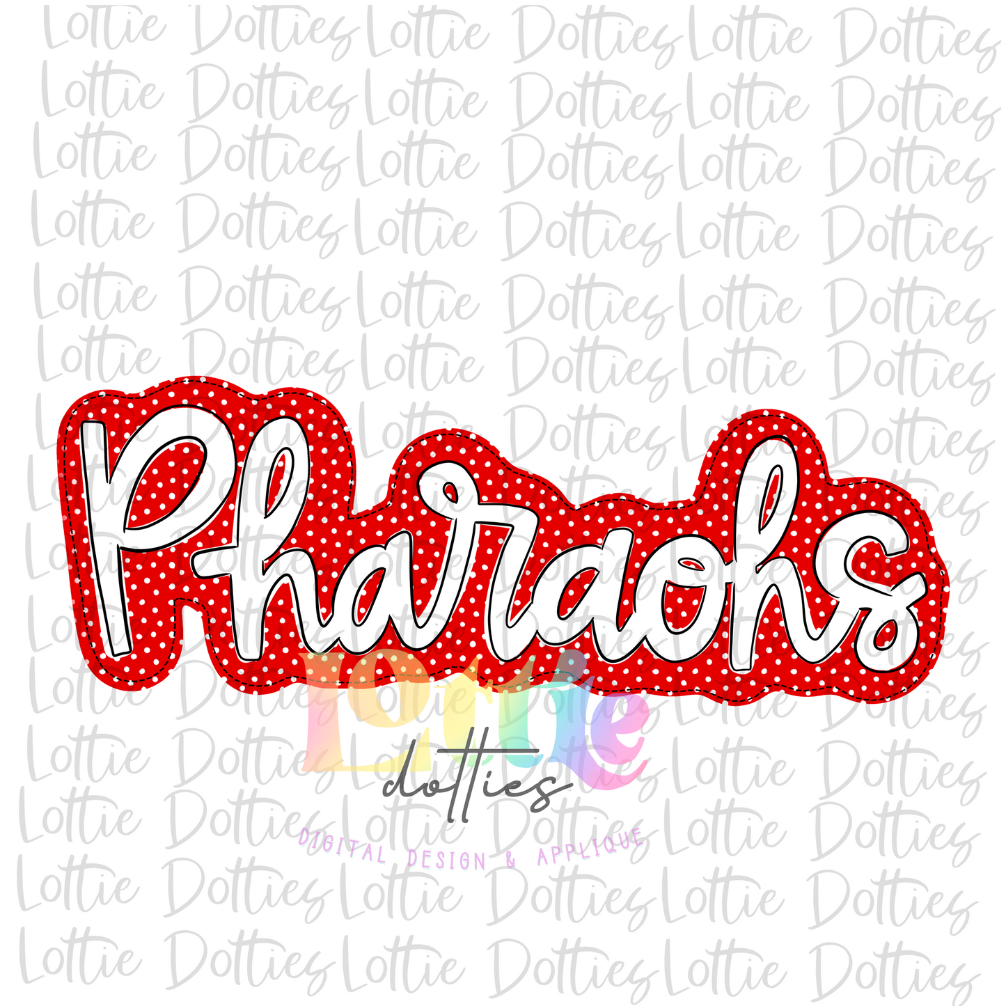 Pharaohs PNG - Pharaohs Sublimation - Digital Download - Red and White