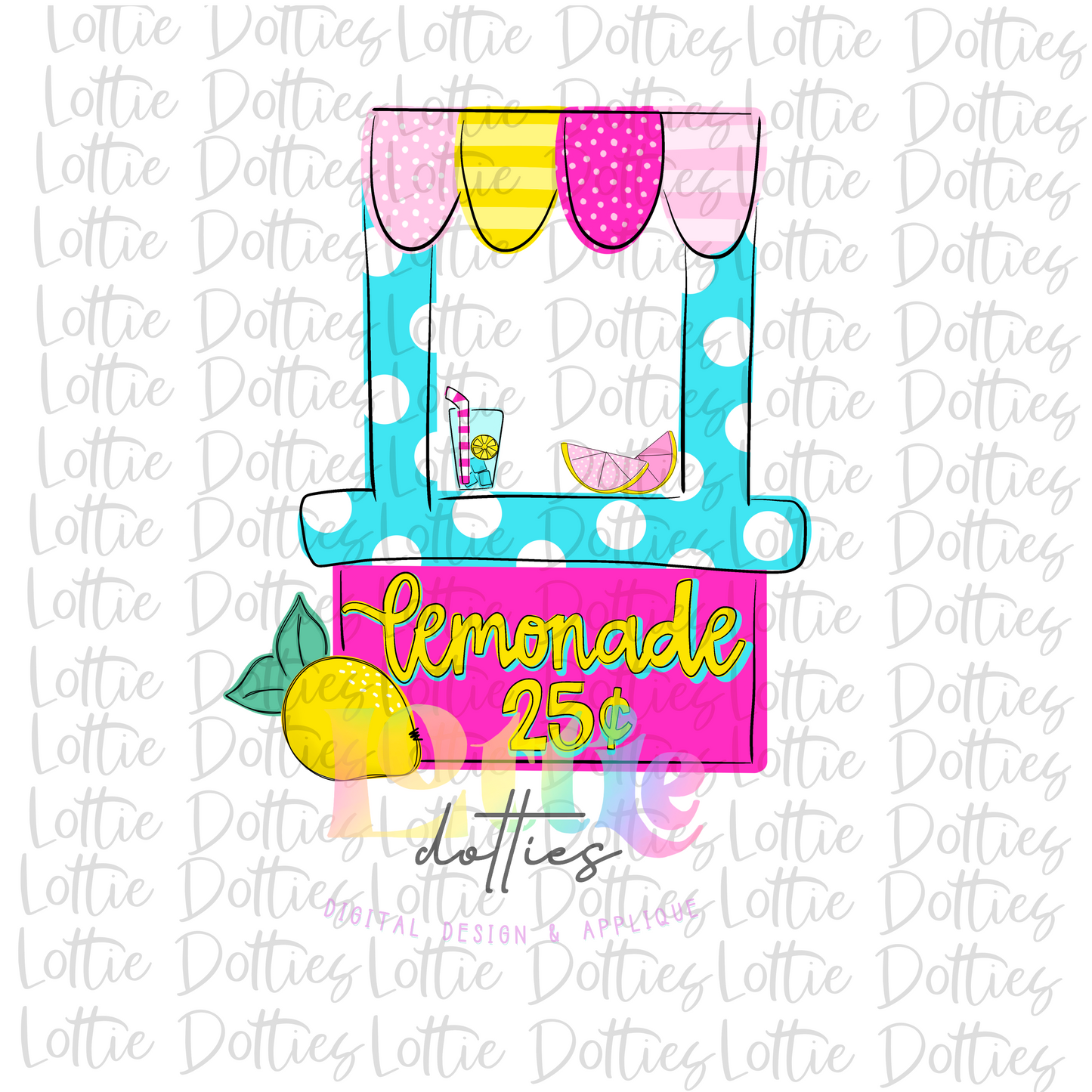 Lemonade Stand PNG - Lemonade Stand Sublimation - Digital Download