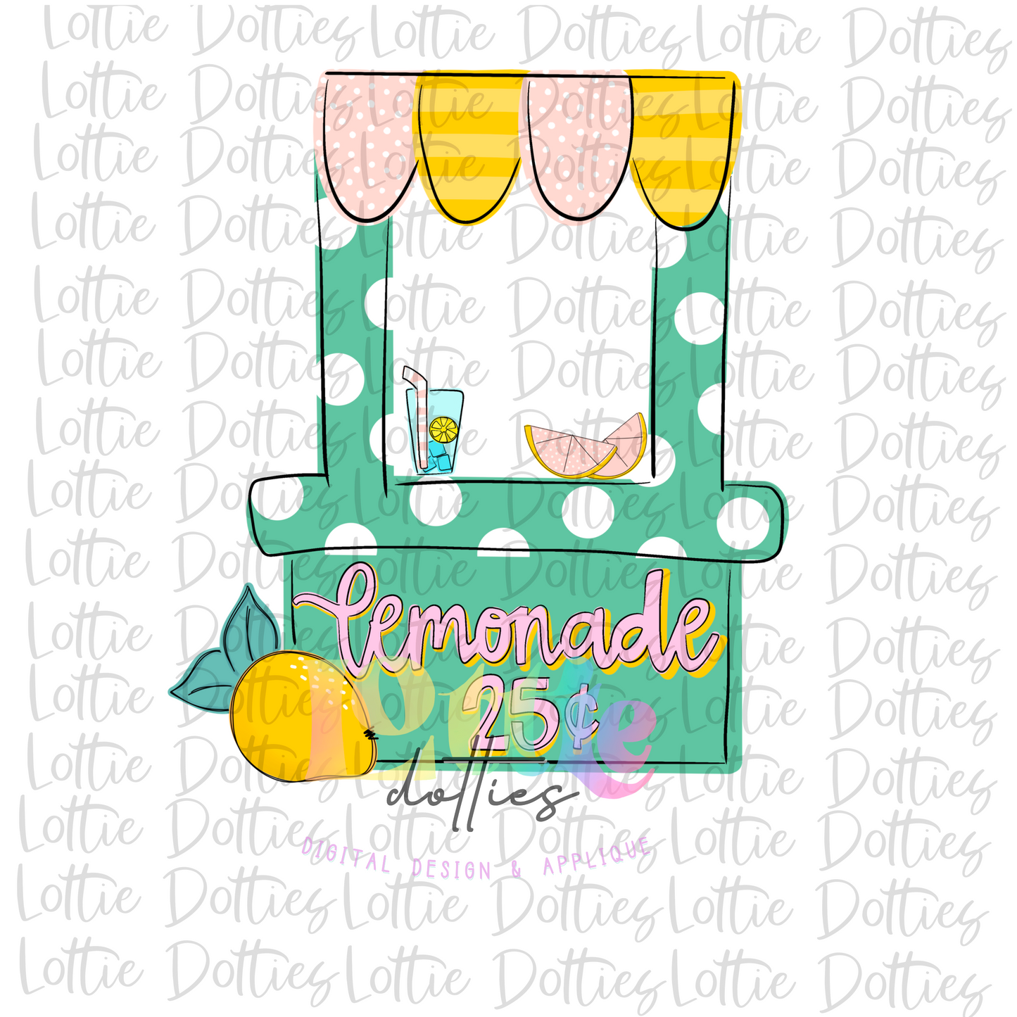 Lemonade Stand PNG - Lemonade Stand Sublimation - Digital Download