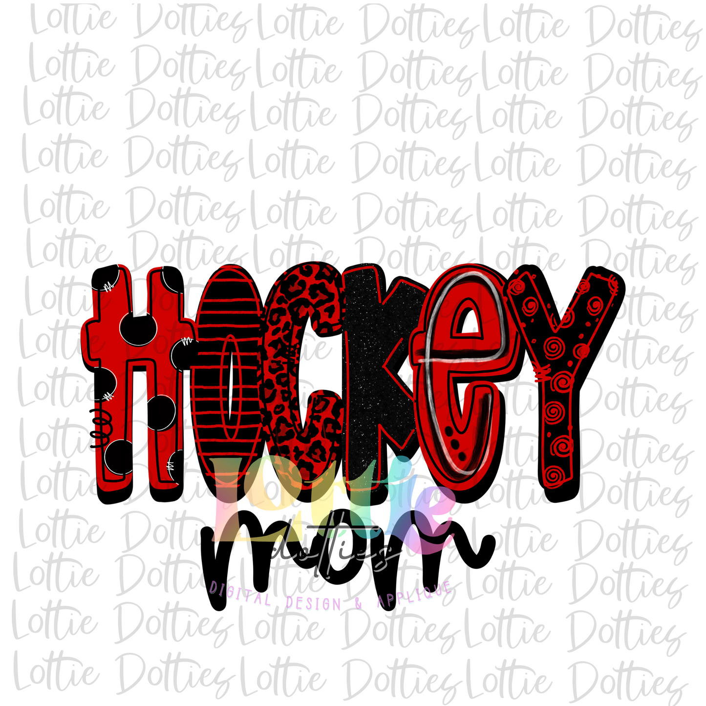 Hockey Mom - PNG - Hockey Mom Sublimation - Digital Download