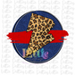 Blank Circle PNG - Navy and Red Circle - Sublimation Design - Digital Download