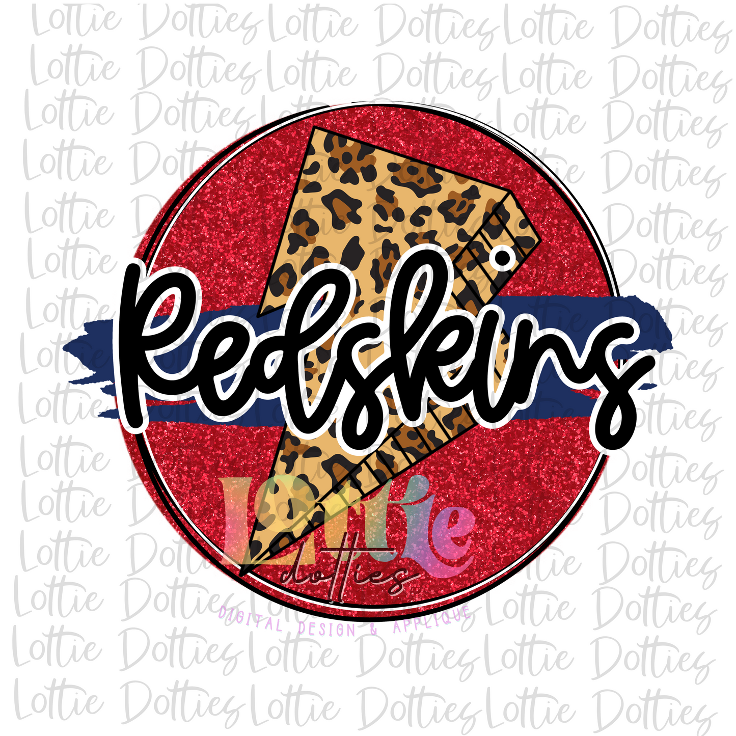 Redskins Circle PNG - Sublimation - Digital Design