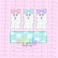 Ghoul Trio - PNG - Ghost - Halloween Sublimation Design - Digital Download