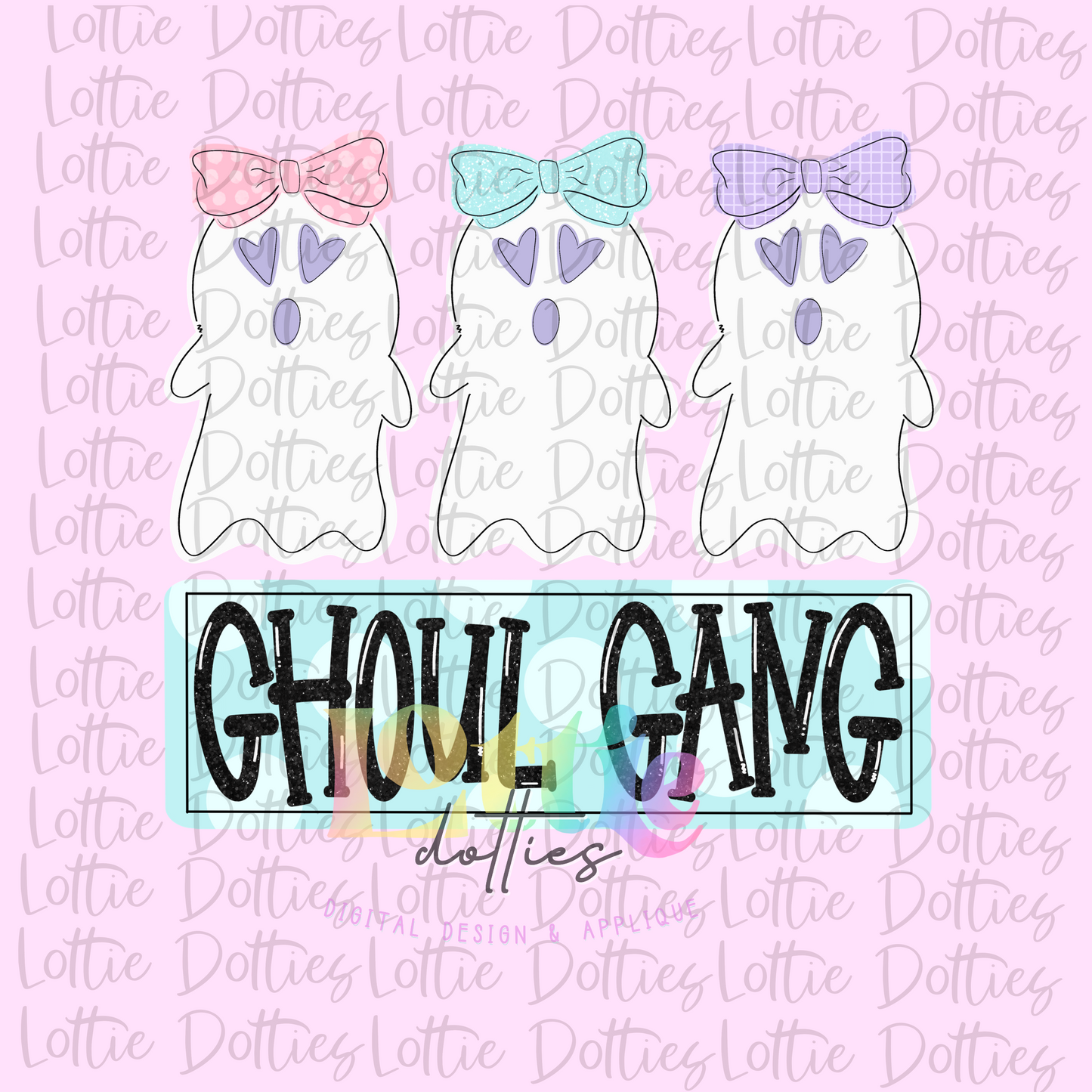 Ghoul Gang  - PNG - Ghost - Halloween Sublimation Design - Digital Download