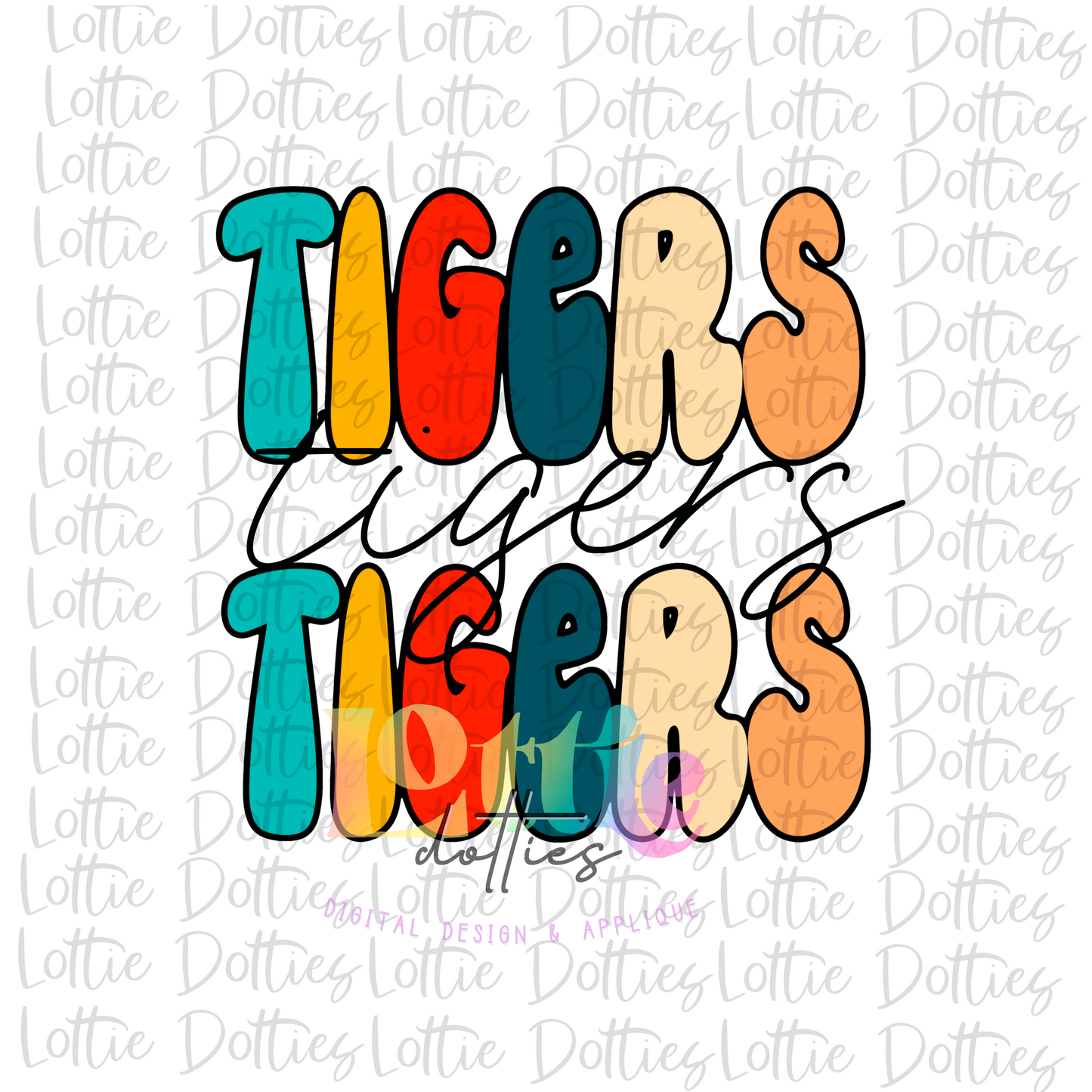 Tigers PNG - Tigers sublimation design - Digital Download