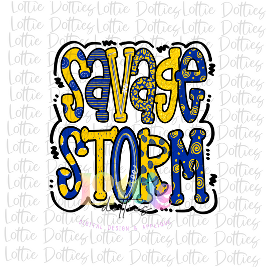 Savage Storm PNG - Savage Storm Sublimation - Digital Download