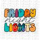 Friday Night Lights Png - Football Sublimation Design