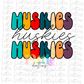 Huskies PNG - Huskies sublimation design - Digital Download