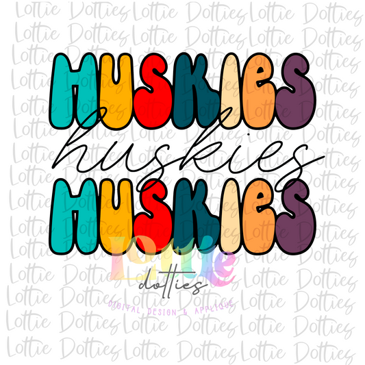 Huskies PNG - Huskies sublimation design - Digital Download