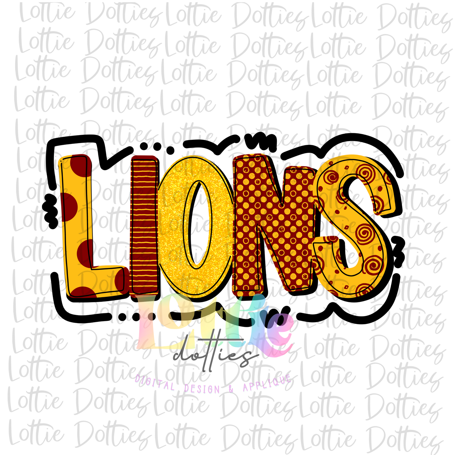 Lions PNG - Lions -  Sublimation Design - Digital Download