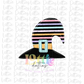 Witch Hat Png - Halloween Sublimation Design- Digital Download