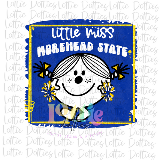 Little Miss Morehead State PNG - Morehead State Sublimation - Digital Download