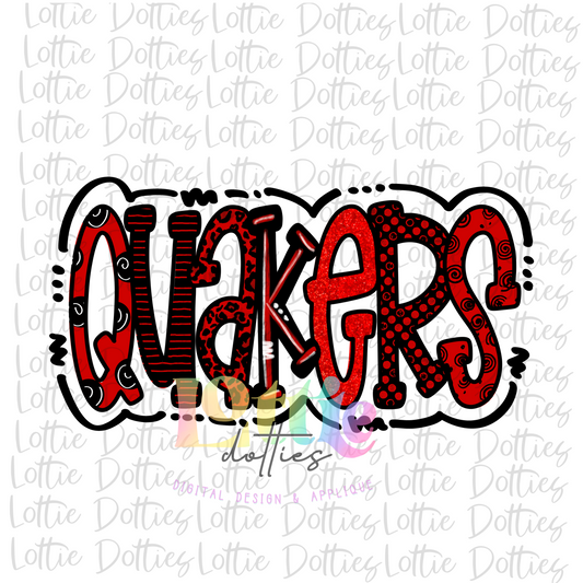 Quakers PNG - Quakers Sublimation - Digital Download