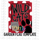 Wildcats Flag PNG - Wildcats -  sublimation design - Digital Download