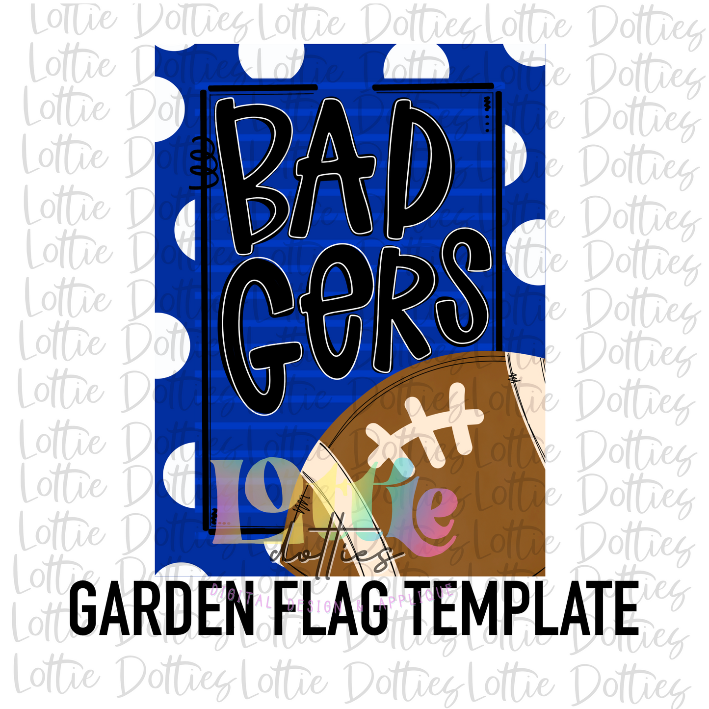 Badgers Flag PNG - Badgers - Sublimation - Digital Download