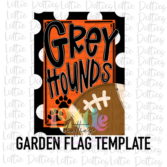 Grayhounds  Flag PNG - Grayhounds Sublimation - Digital Download