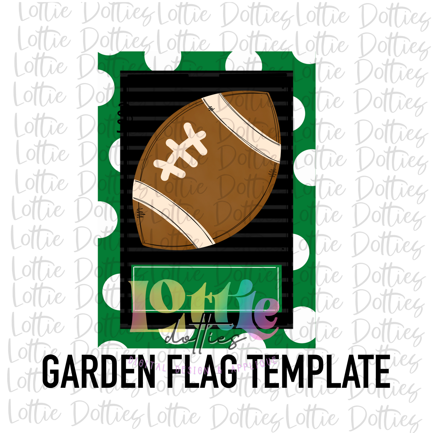 Blank Flag PNG - Black and Green  - Sublimation - Digital Download