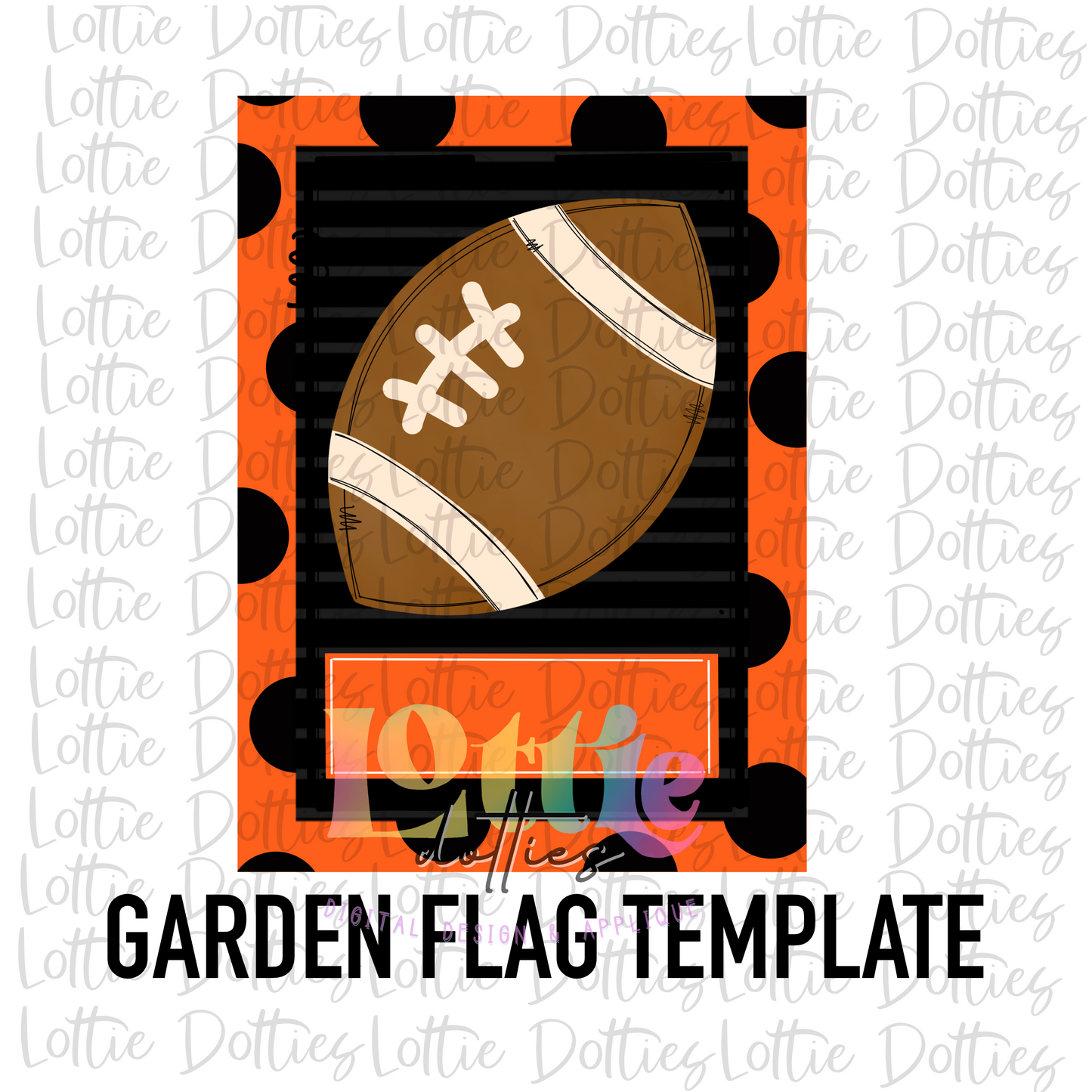 Blank Flag PNG - Black and Orange - Sublimation - Digital Download