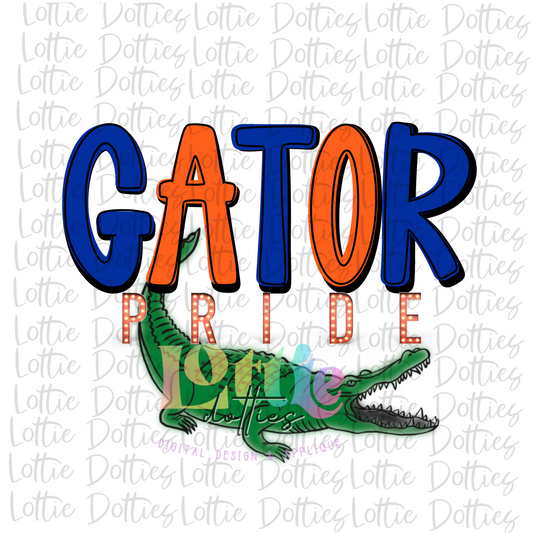 Gators Pride  PNG - Gators Sublimation - Digital Download