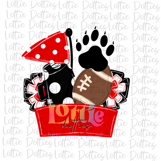 Spirit Stack Bear Paw PNG - Bears  Sublimation Design - Digital Download