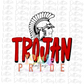 Trojans Pride PNG - Trojans Sublimation Design - Digital Download - Red and Black