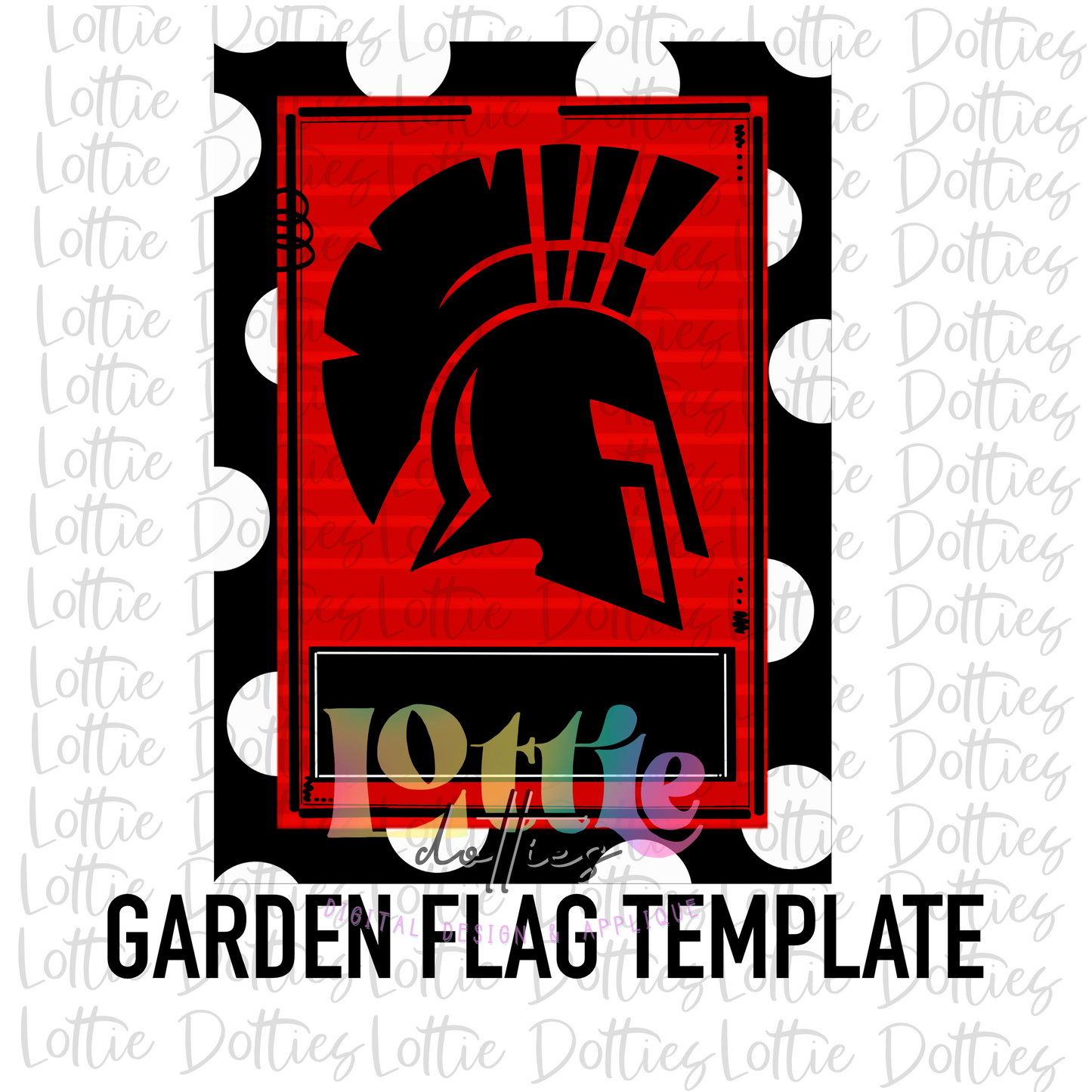 Trojans Flag PNG - Trojans Sublimation Design - Digital Download - Red and Black