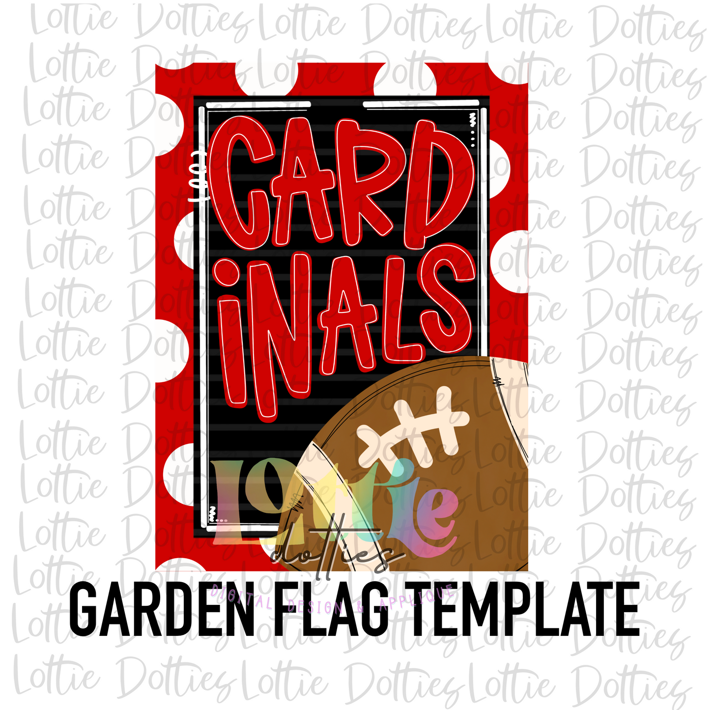 Cardinals Flag PNG - Cardinals Sublimation design - Digital Download