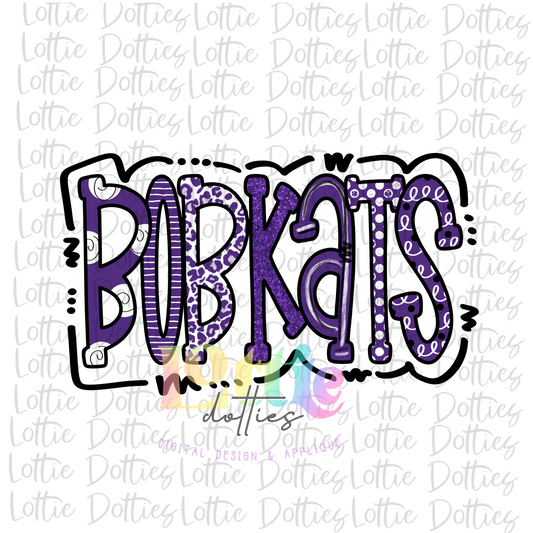 Bobkats PNG - Bobkats  sublimation design - Digital Download