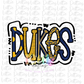 Dukes PNG - Dukes Sublimation - Digital Download